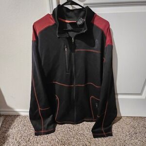Harley Davidson Performance Mens Black Red Full Zip Jacket 3XL